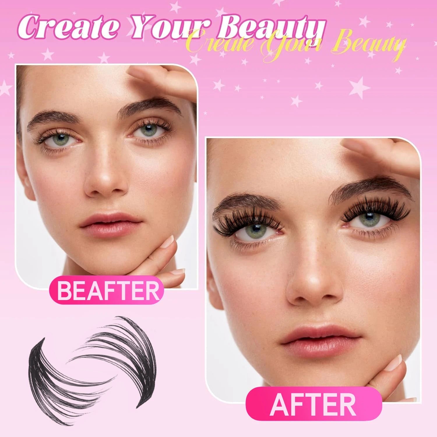 320/600/790 Cluster Lashes Kit – Daily & Party Essential with Mix - and - Match Lengths! Perfect for Effortless Glam Anytime - ApolloX