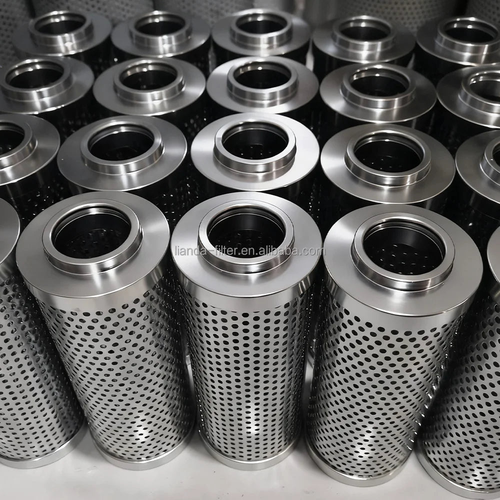 LIANDA Customized 304 316 Stainless Steel Filter Mesh Cylindrical Perforated Metal Mesh Cartridge Filter Wire Mesh Filter