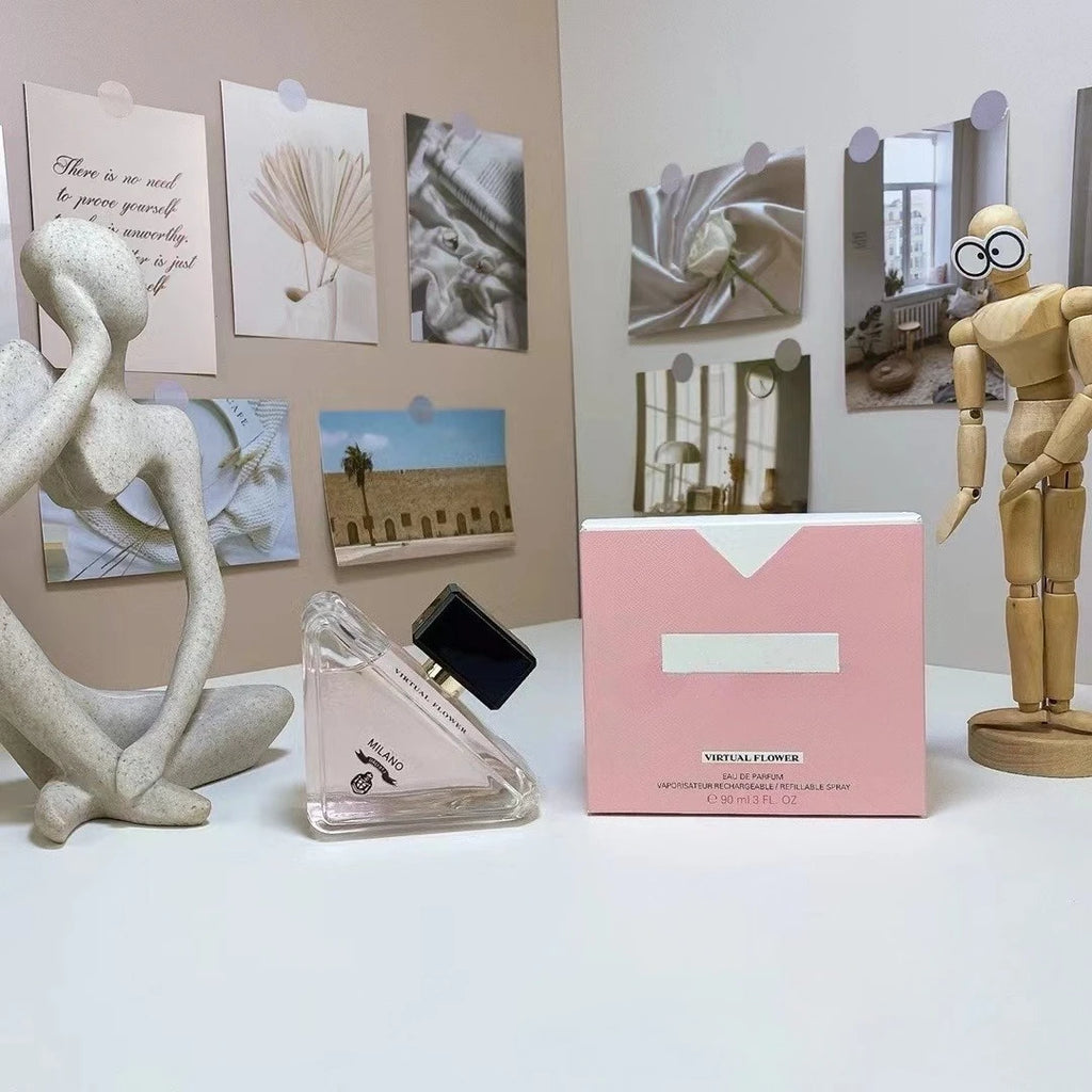 90ML Brand Lady Perfume Spray Eau de Parfum Long Lasting Oriental Floral Fragrance Charming Fresh Fruit Scent Men Perfume