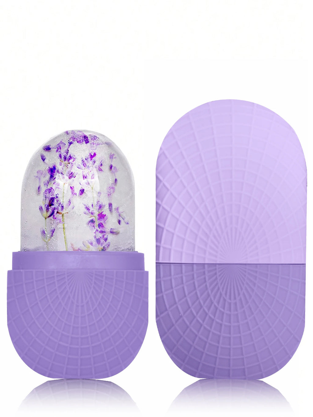 Ice Roller for Face and Eyes Silicone Ice Mold, Cooling and Firming Facial Skin Ice Roller Leak-proof Reusable Facial Care Tool