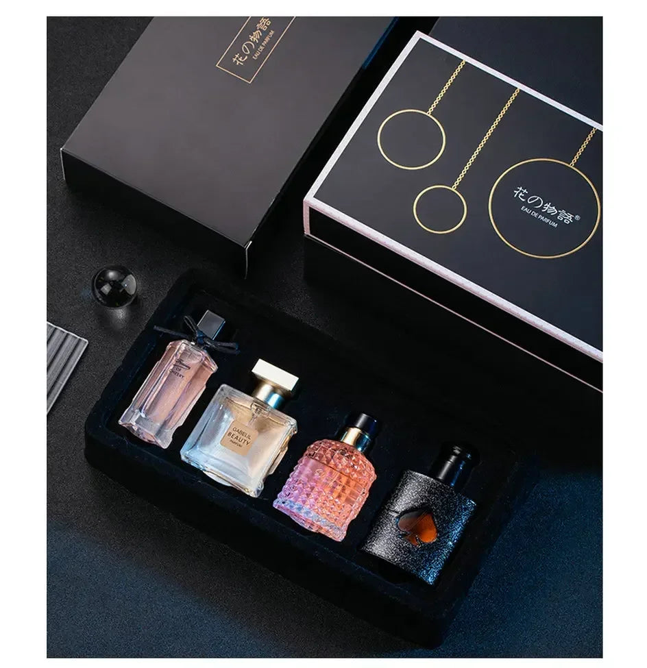 Original Women Perfume 105ml Gift Box Four Piece Set Fresh Lasting Fragrance Eau De Parfum Plant Floral Scent Fresh