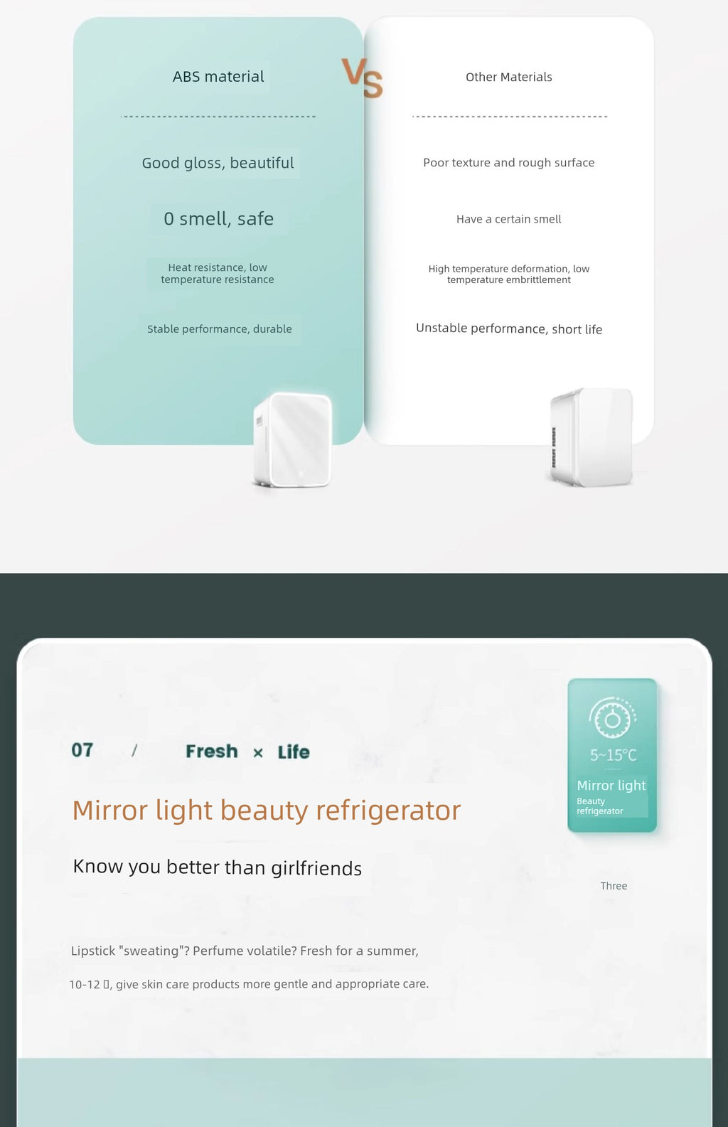 Kimin Special Large Capacity Fresh Cabinet Mask Mini Refrigerator