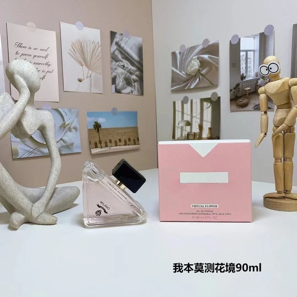 90ML Brand Lady Perfume Spray Eau de Parfum Long Lasting Oriental Floral Fragrance Charming Fresh Fruit Scent Men Perfume