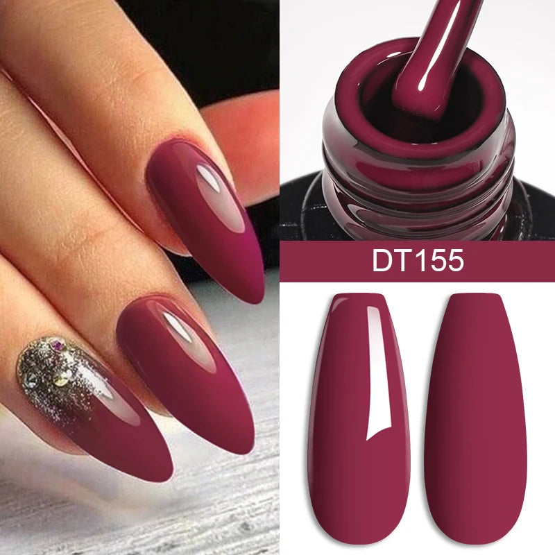 7ml Thermal Gel Nail Polish 3 Layers Temperature Color Changing Gel Winter Grey Semi Permanent Soak Off Nails Art UV Gel Varnish