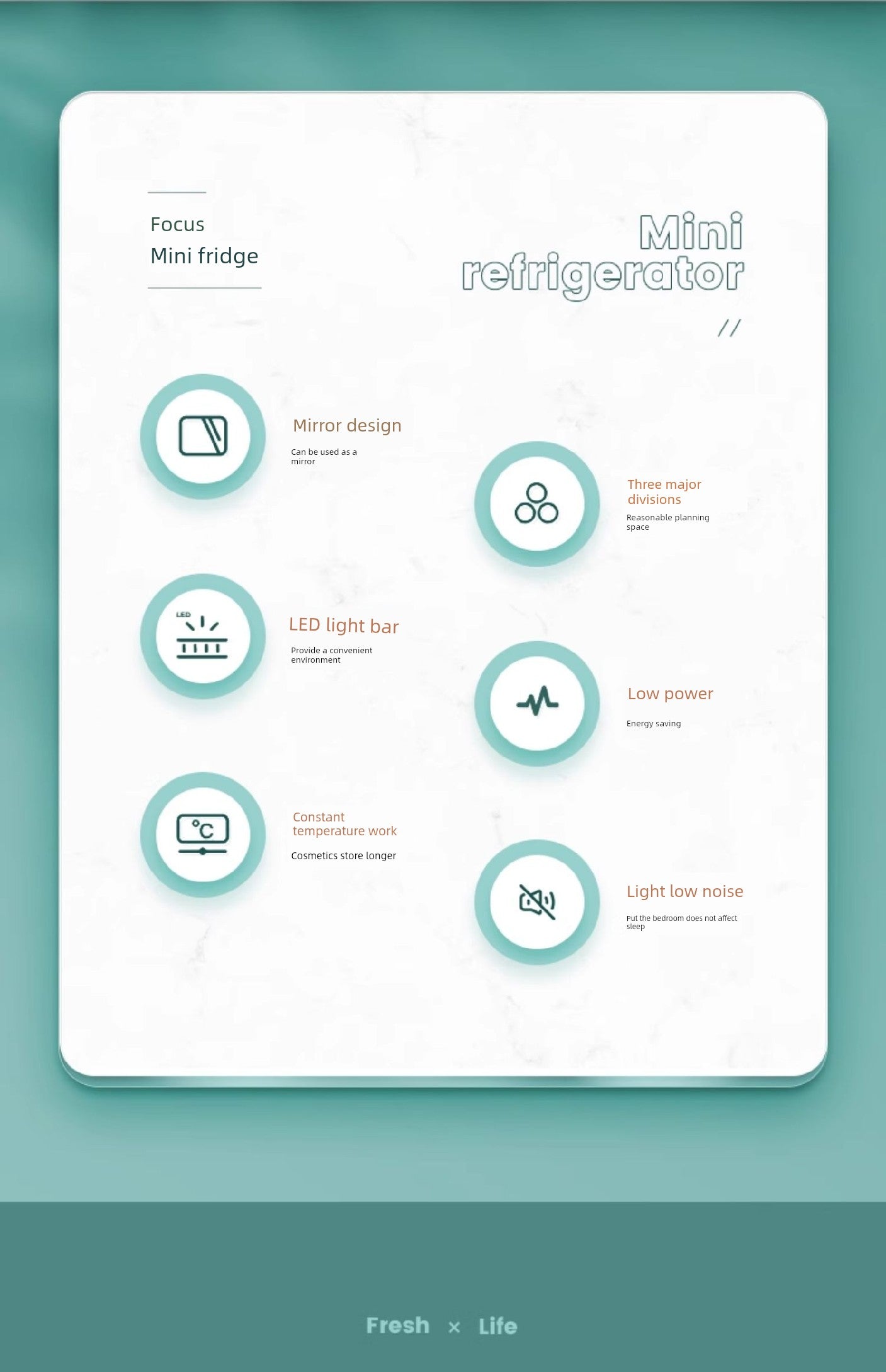 Cosmetics Special Mini Refrigerator Mini Beauty Storage Large Capacity Skin Care Products Perfume Storage Fresh Cabinet Facial Mask