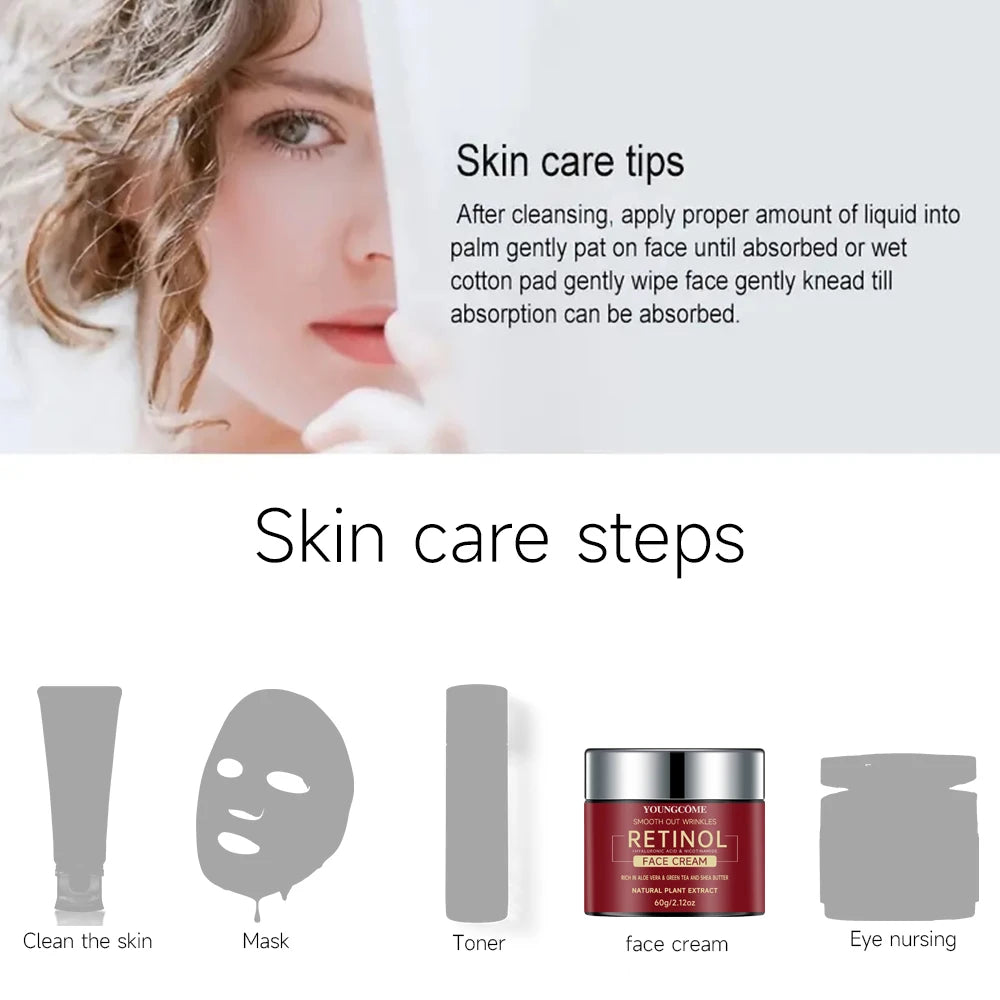 Retinol  Lifting Firming Cream Repairing Moisturizing Nourishing Cream Brightening Skin Facial Cream Anti-Aging Face Skin Care