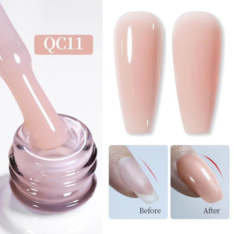 BORN PRETTY 10ml Jelly Nude Gel Nail Polish 50 Colors Semi Transparent Nail Art Nail Supplies Soak off UV LED Nails Gel Varnish