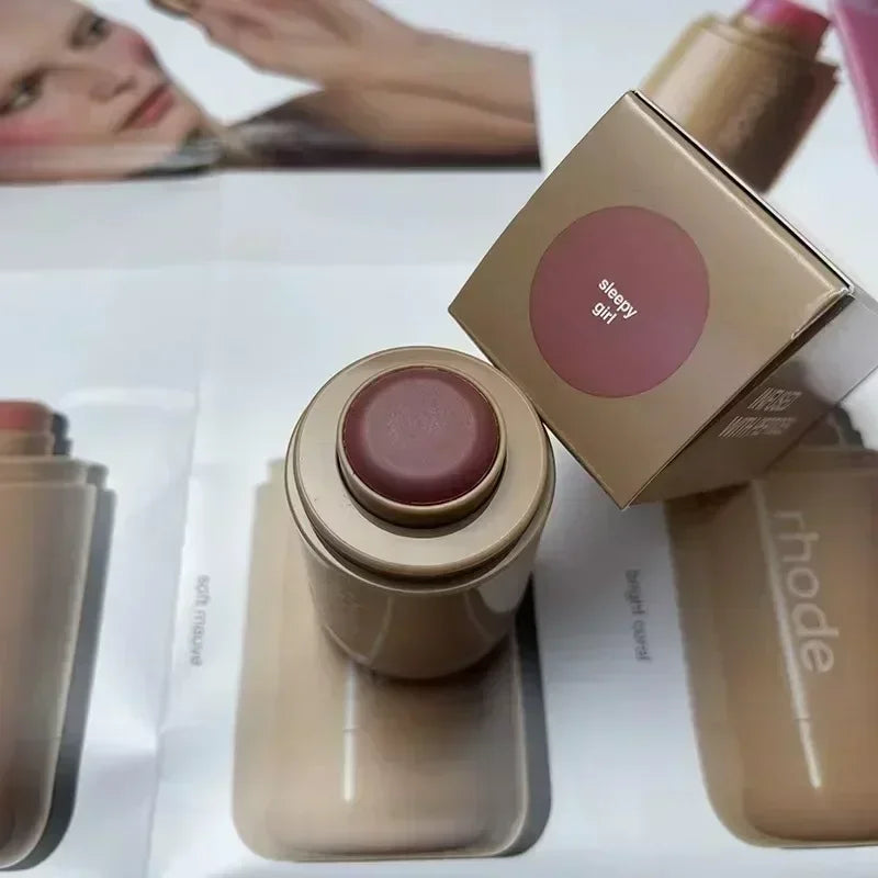 Hot Makeup Lip Gloss Cheek Blush plum Data Cake Cream Blusher Stick Toast Salty Tan Espresso Watermelon New Lemontini Lipstick