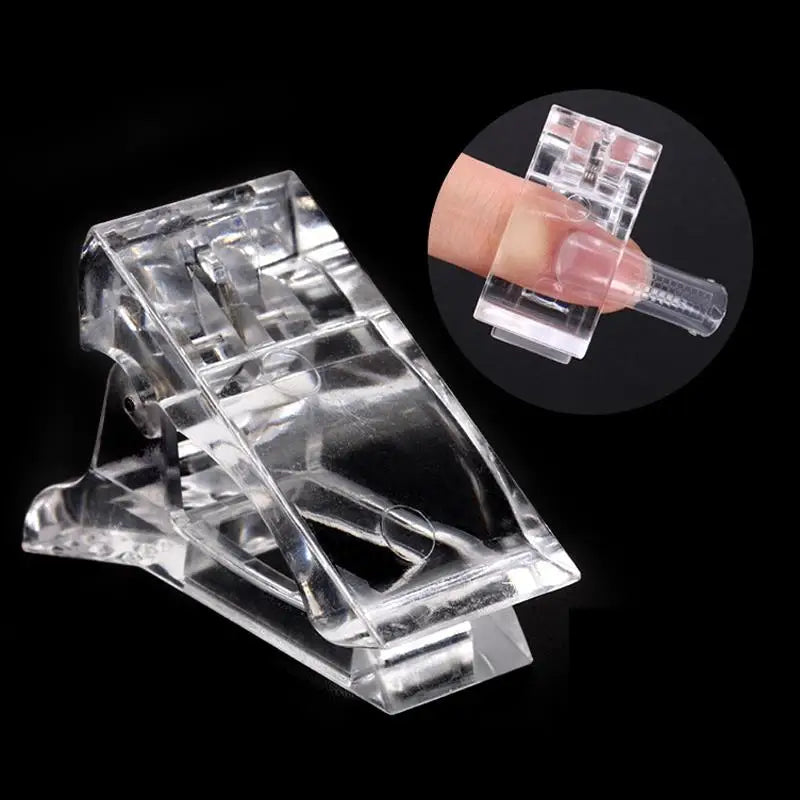 Acrylic Top Forms For Nail Extension UV Gel Quick Building Mold Tips Press On Nails Full Cover False Nails Manicure Accessories