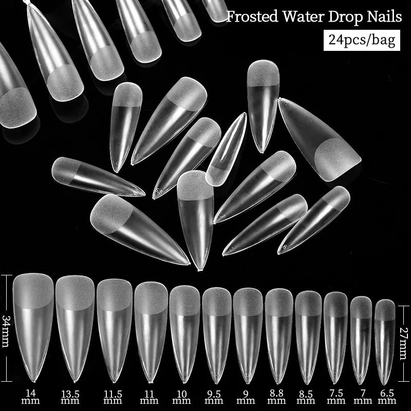 Extension False Nails Art Tips Acrylic Fake Finger Gel Polish Mold Sculpted Full Cover Press on Nails Manicures Accessories Tool