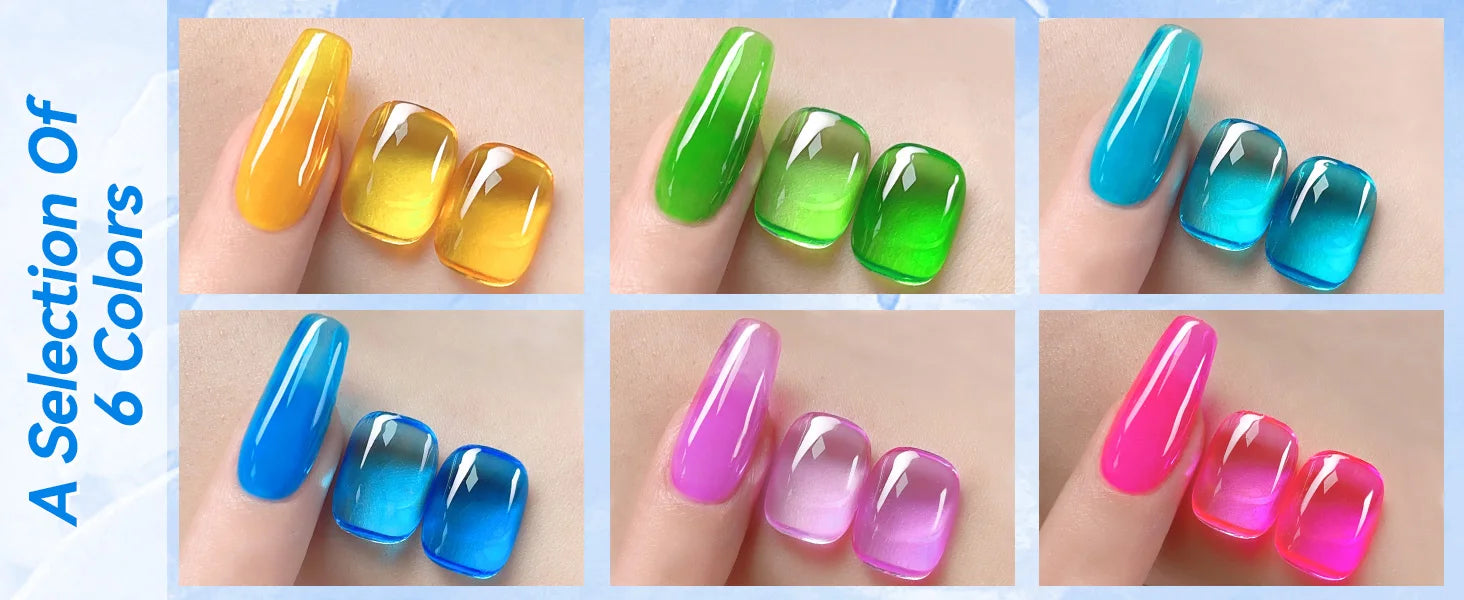 BORN PRETTY 10ml Jelly Nude Gel Nail Polish 50 Colors Semi Transparent Nail Art Nail Supplies Soak off UV LED Nails Gel Varnish