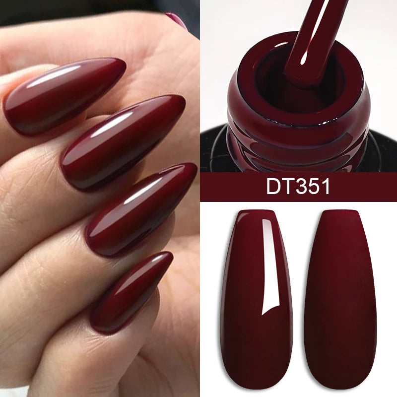 7ml Thermal Gel Nail Polish 3 Layers Temperature Color Changing Gel Winter Grey Semi Permanent Soak Off Nails Art UV Gel Varnish