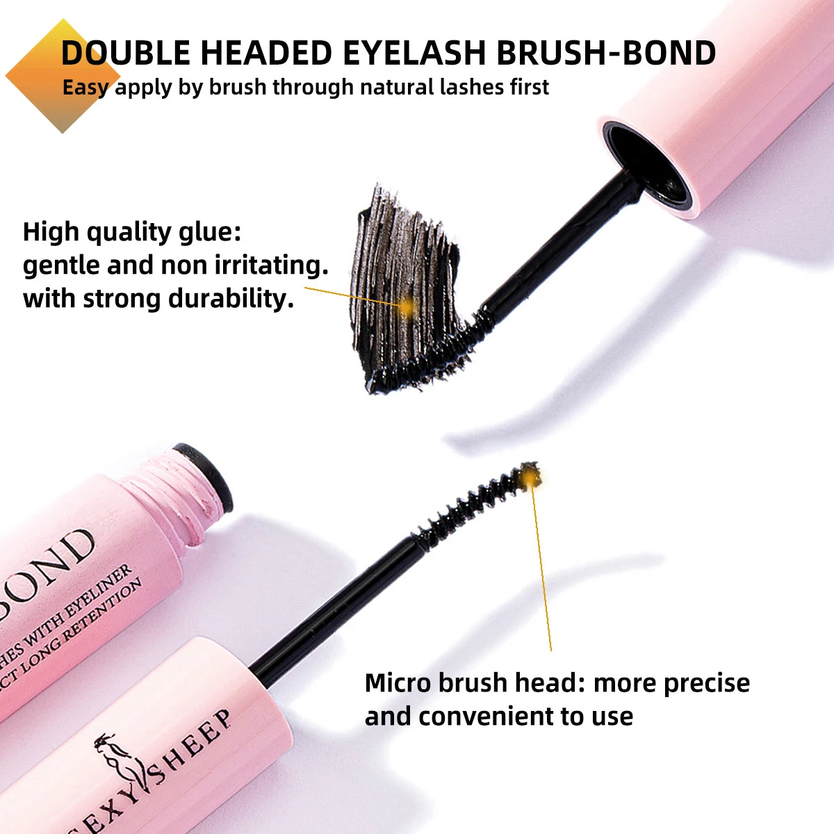 DIY False Eyelashes Clusters Extensions Individual Lashes Cluster Natural Segmented With glue,Remover,lash brush，tweezers