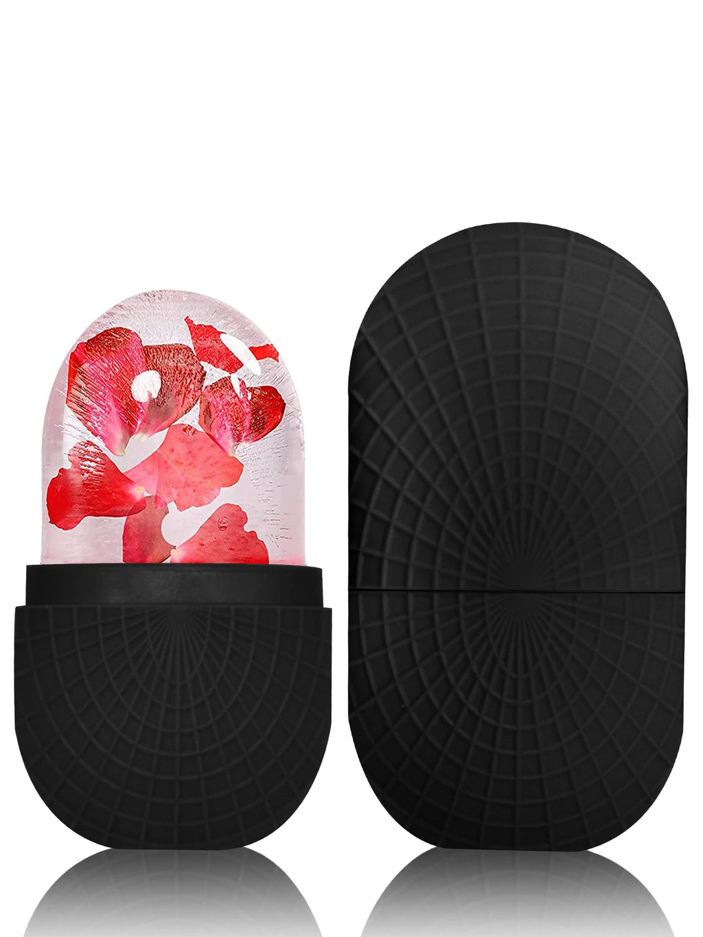 Ice Roller for Face and Eyes Silicone Ice Mold, Cooling and Firming Facial Skin Ice Roller Leak-proof Reusable Facial Care Tool