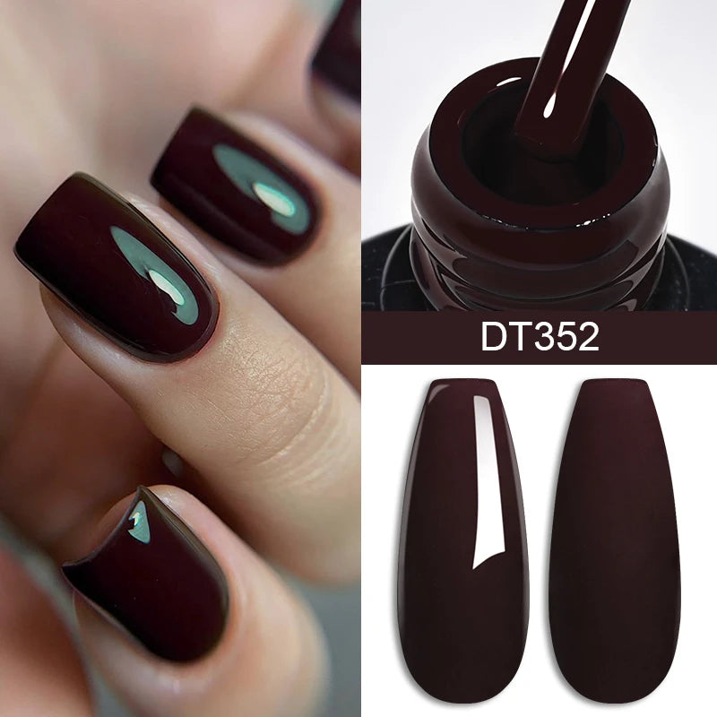 7ml Thermal Gel Nail Polish 3 Layers Temperature Color Changing Gel Winter Grey Semi Permanent Soak Off Nails Art UV Gel Varnish