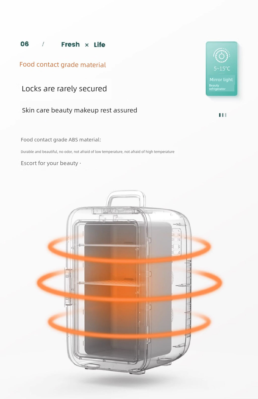 Kimin Special Large Capacity Fresh Cabinet Mask Mini Refrigerator