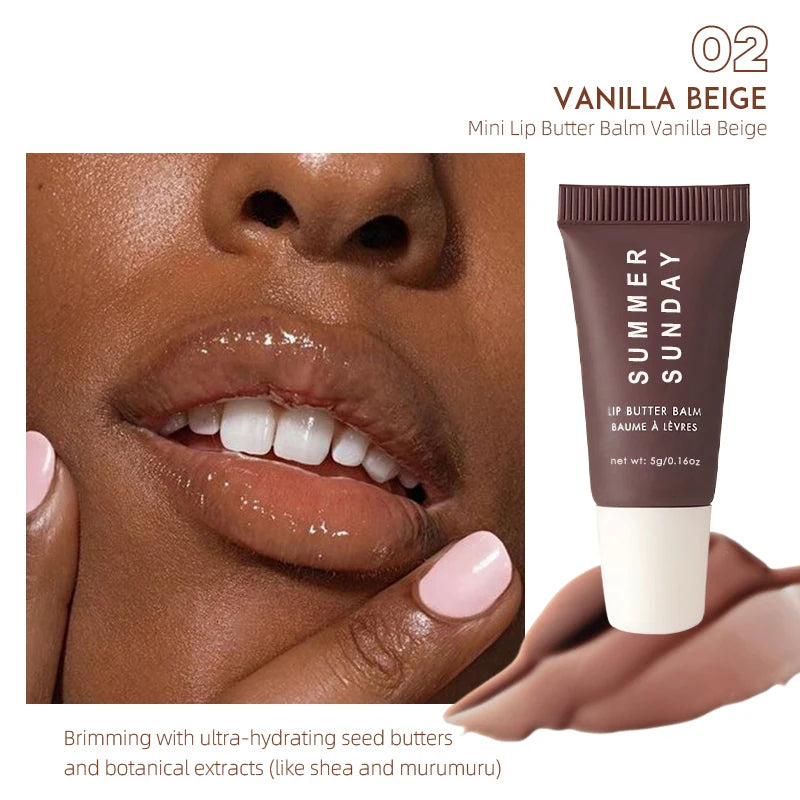 4-piece Lip Gloss Set Complete, Exquisite, Practical, Comfortable, Moisturizing, Natural, Portable Makeup Set