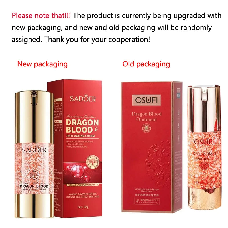 Moisturizing Face Cream Dragon Blood Face Cream Nourishing Skin Lightening Moisturizing Water Cream Skincare Blood-activating