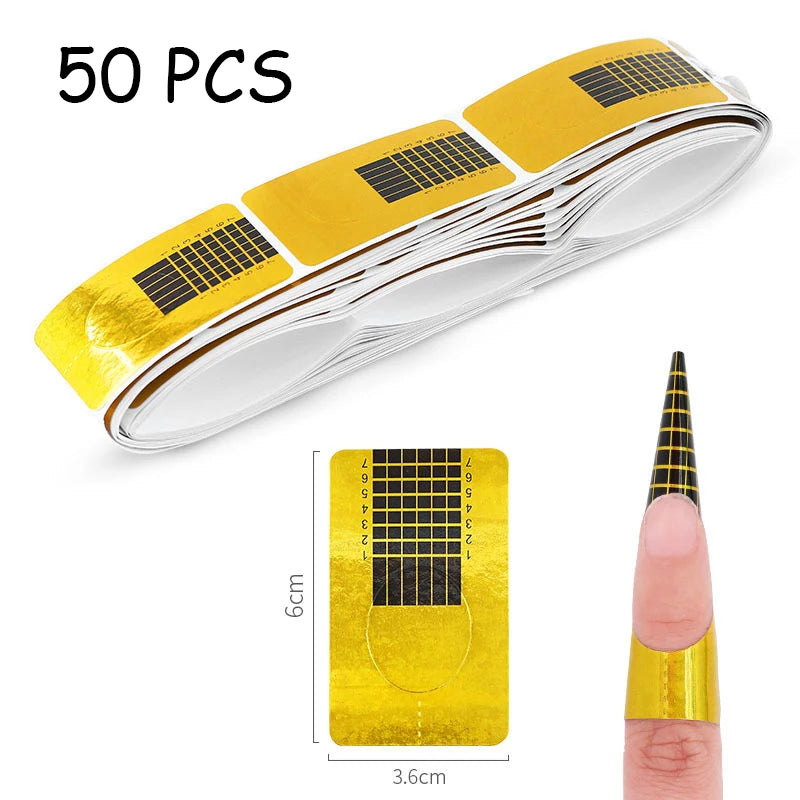 Extension False Nails Art Tips Acrylic Fake Finger Gel Polish Mold Sculpted Full Cover Press on Nails Manicures Accessories Tool