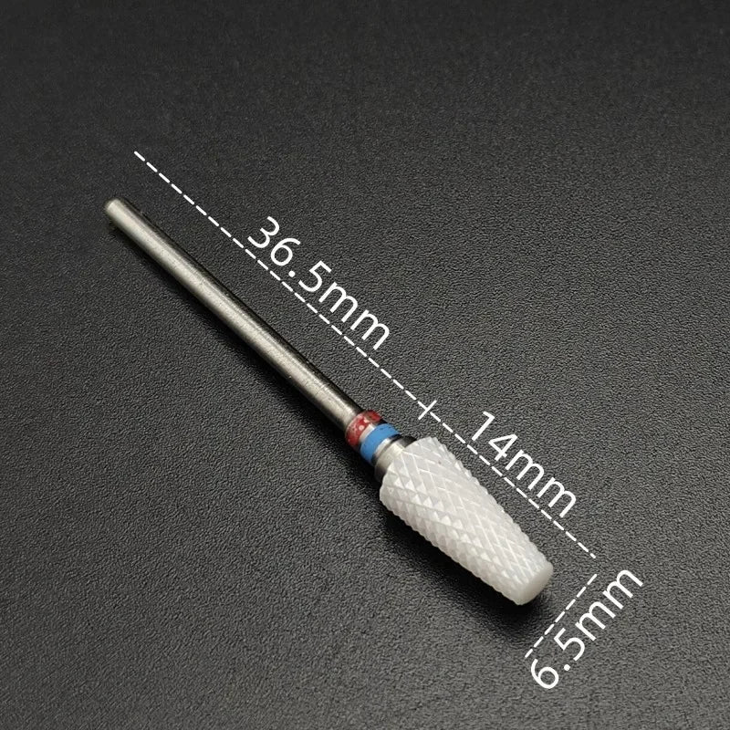 Ceramic Carbide Nail Drill Bit Rotate Burr Milling Nail Cutter Bits Electric Drill Machine For Manicure Pedicure Tools - ApolloX