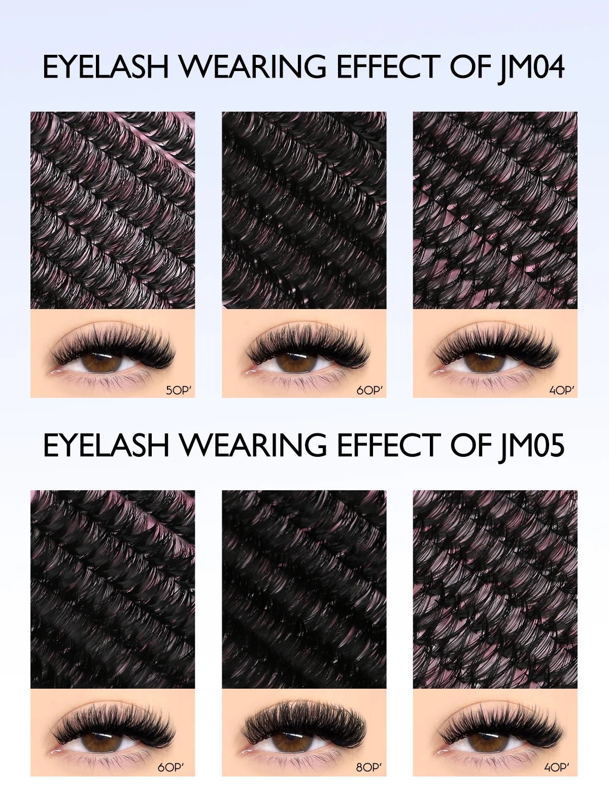 GROINNEYA Eyelash Clusters Kit Large capacity Wispy Individual Lashes Natural DIY Cluster Eyelash Extensions for Beginners - ApolloX