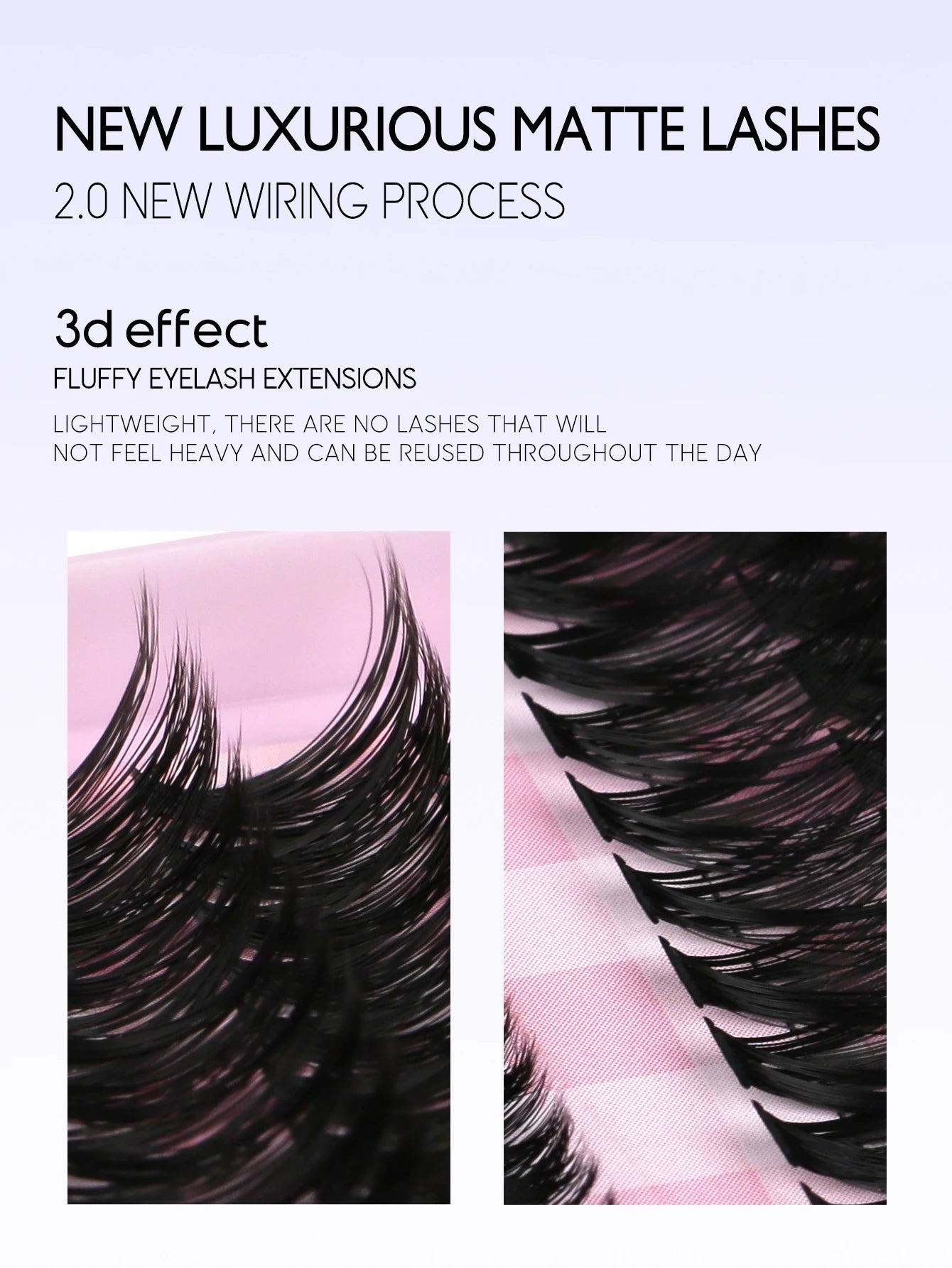 GROINNEYA Eyelash Clusters Kit Large capacity Wispy Individual Lashes Natural DIY Cluster Eyelash Extensions for Beginners - ApolloX