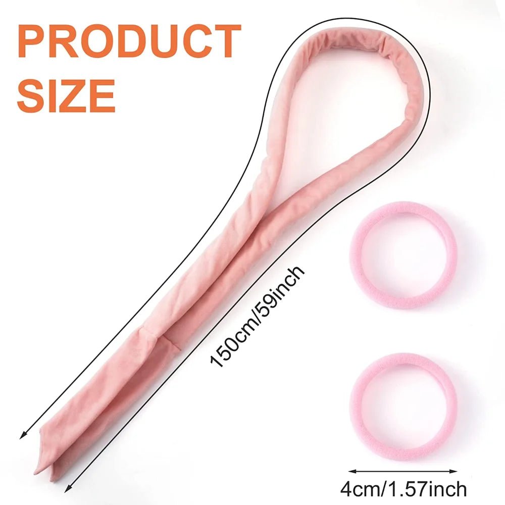 Heatless Curling Rod Headband No Heat Hair Curler Lazy Hair Rollers Soft Hair Curlers Sleeping Curls Curling Hair Styling Tools - ApolloX