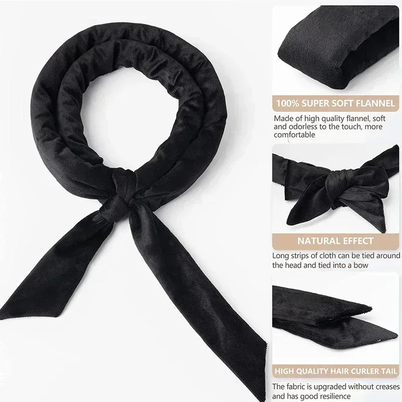 Heatless Curling Rod Headband No Heat Hair Curler Soft Lazy Hair Rollers Sleeping Curl Bar Wave Formers Women Hair Styling Tools - ApolloX