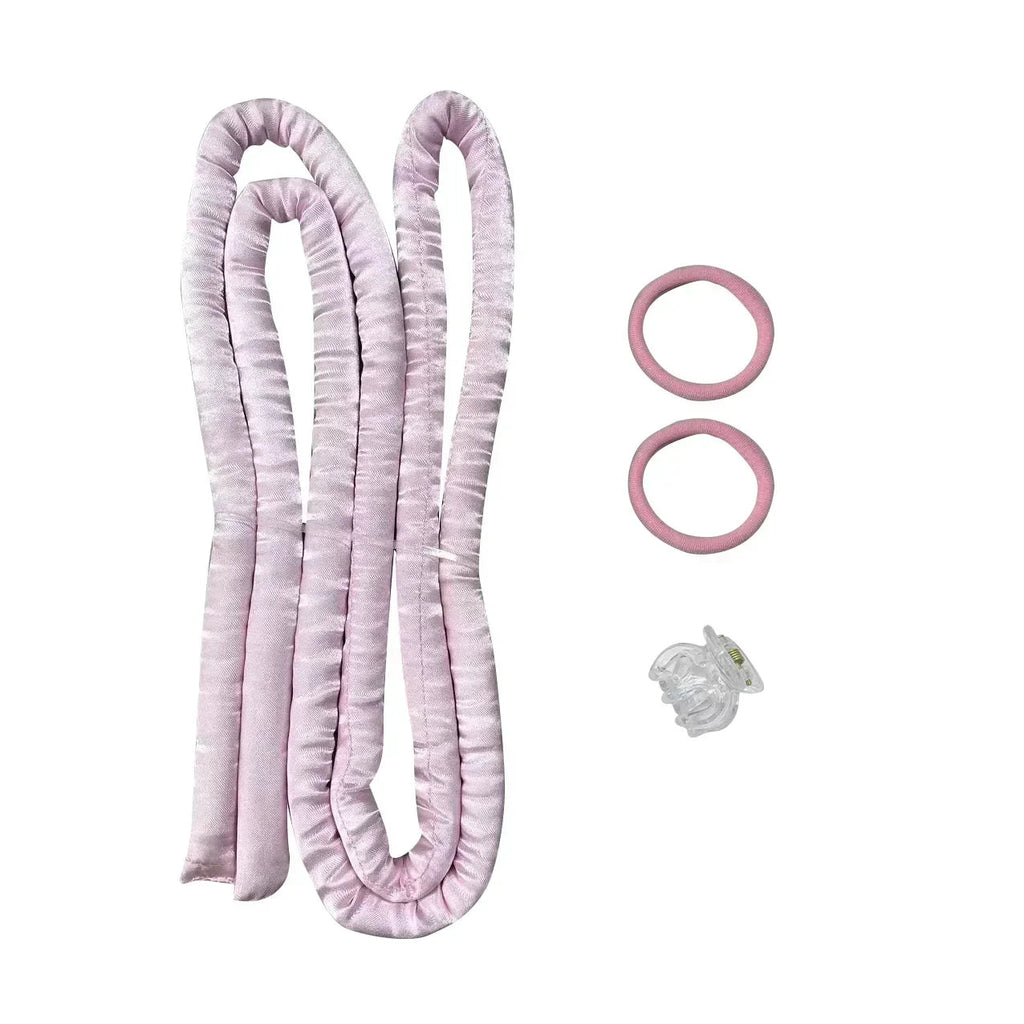Heatless Curling Rod Headband Soft Hair Curlers No Heat Rollers Lazy Silk Curls Sleeping Headband Ties Hair Styling Tools - ApolloX