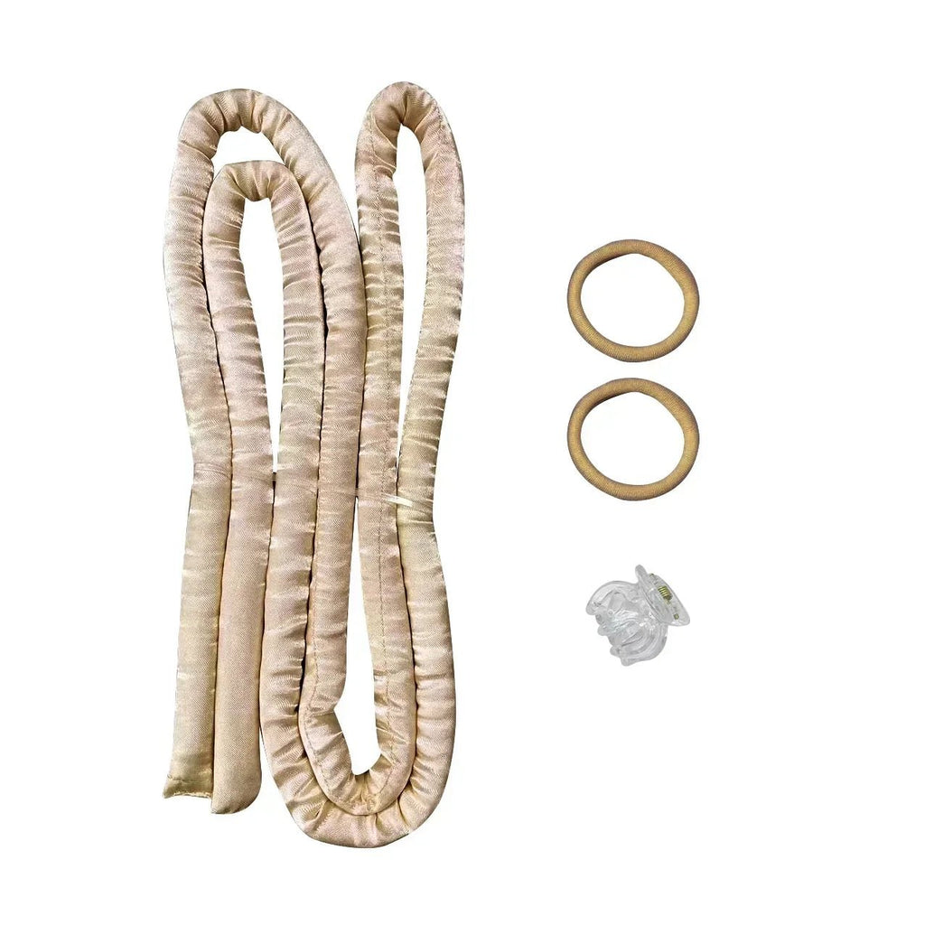 Heatless Curling Rod Headband Soft Hair Curlers No Heat Rollers Lazy Silk Curls Sleeping Headband Ties Hair Styling Tools - ApolloX