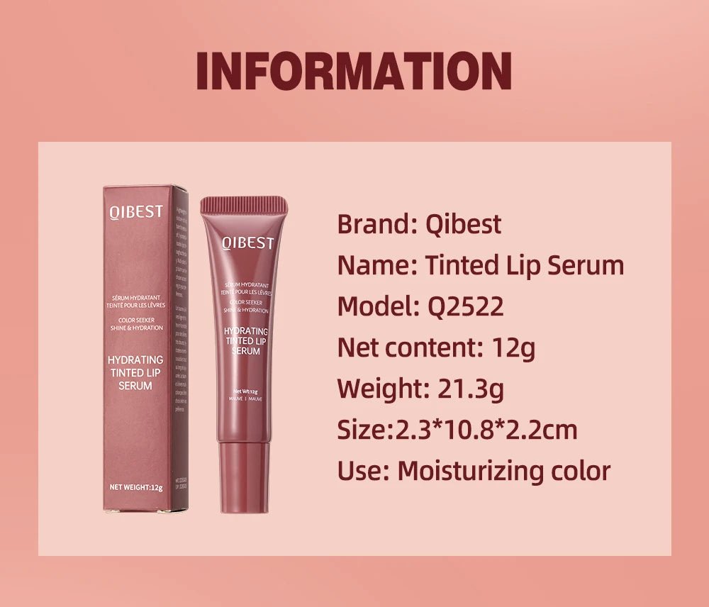 QIBEST Crystal Lip Balm Moisturizing Lip Gloss Oil Jelly Lipgloss Long Lasting Liquid Lipstick Hydrating Tinted Lip Serum Makeup - ApolloX