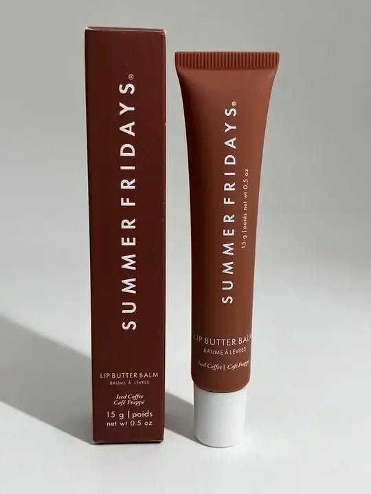 Summer Fridays Lip Balm Moisturizing Mirror Lip Gloss Lip Vanilla Pink Sugar Coffee Cake Smell Lipstick Transparent Oil Makeup - ApolloX