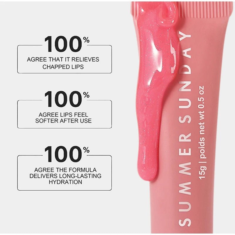 Summer Lip Moisturizing Lip Balm Care 15ml Lip Balm Smoothing Lip Lines Lasting Nourishment For Women Daily Care Makeup Lipcare - ApolloX